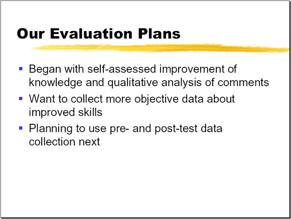 Our Evaluation Plans - Slide 8