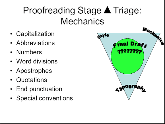 Proofreading Stage Triangle Triage Mechanics - Slide 17