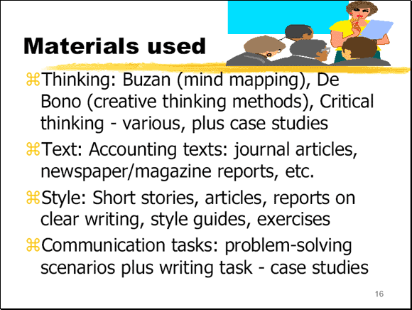 Materials Used - Slide 16