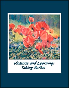 graphic: cover of Violence and Learning: Taking Action