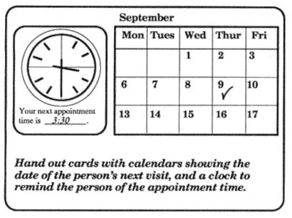 appointment card