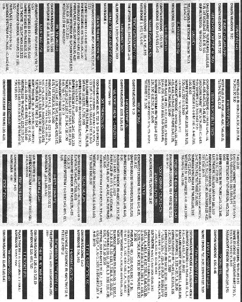 example of movie listenings