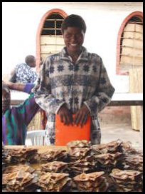Sellina at the market