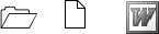 folder, paper, microsoft word