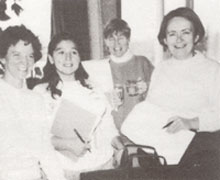  Paula Davies, Nora Flett, Mary Ann Tierney, and Jeanne MacIntyre