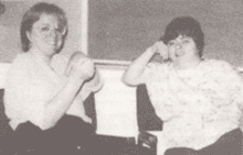 Betty-Ann Lloyd and Frances Ennis .