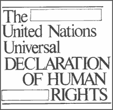 The United Nation Universal Declaration of Humans Rights