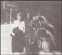 Shauna with Margaret Machila of Zambia. (UBC graduate and old friend)